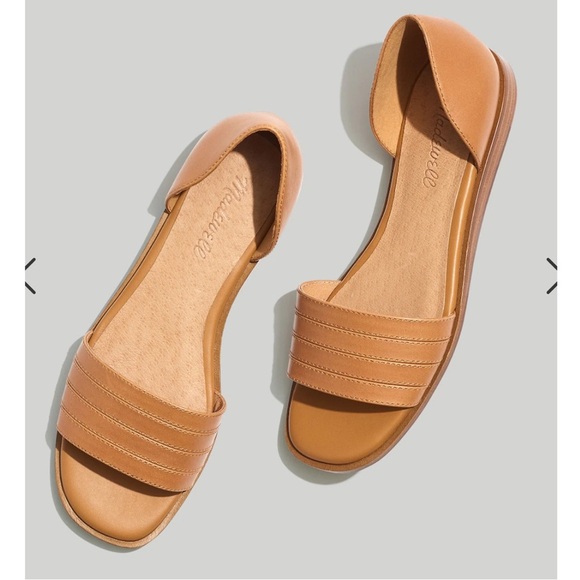NEW! Madewell Brindle d'Orsay Flat in tan color size 5 - Picture 14 of 14